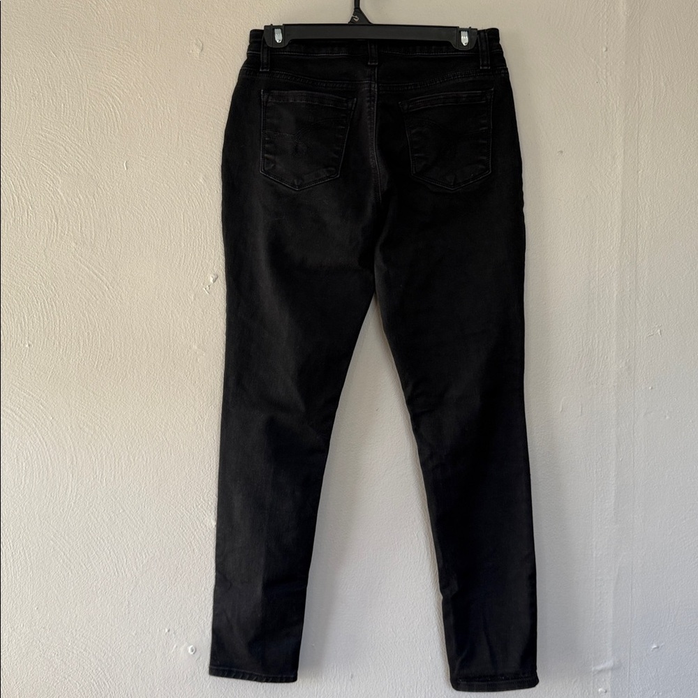 Lee Women's Dark Black midrise Skinny Jeans 6 - Picture 4 of 6